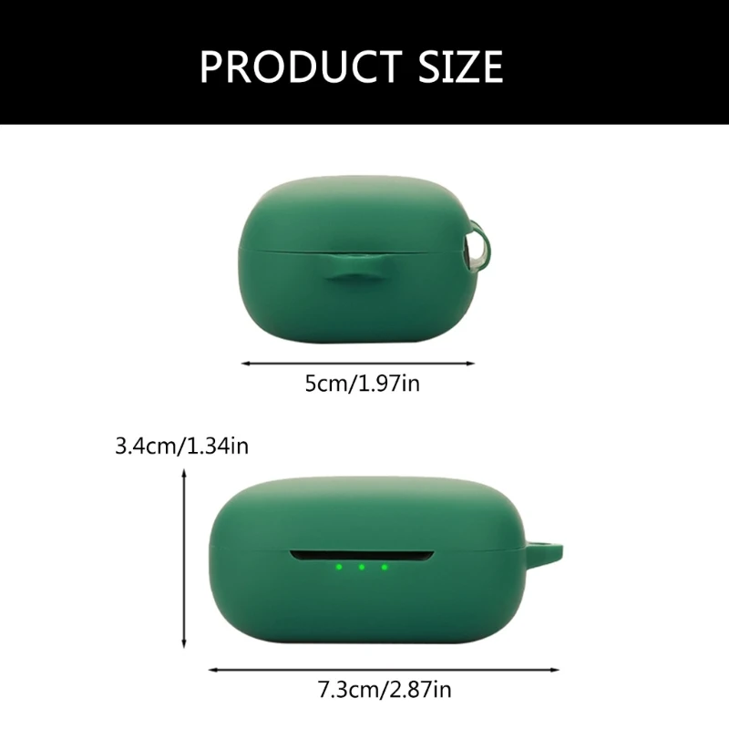 เคสซิลิโคนอ่อนนุ่มสำหรับ Air หูฟังไร้สายกันกระแทกแบบพกพา Cover