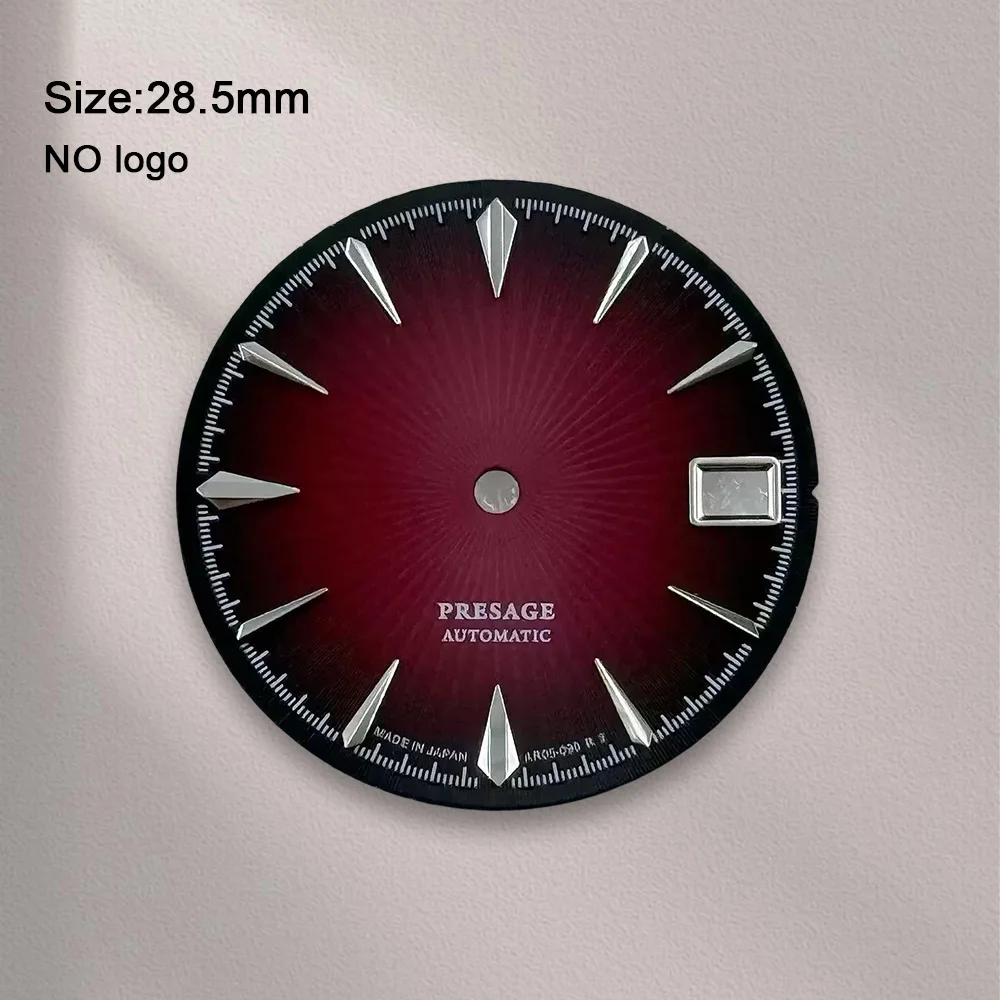 No Logo 28.5mm Cocktail Dial For NH35 Movement No Luminous Watch Dials Hands Watch Modification Repair Tools