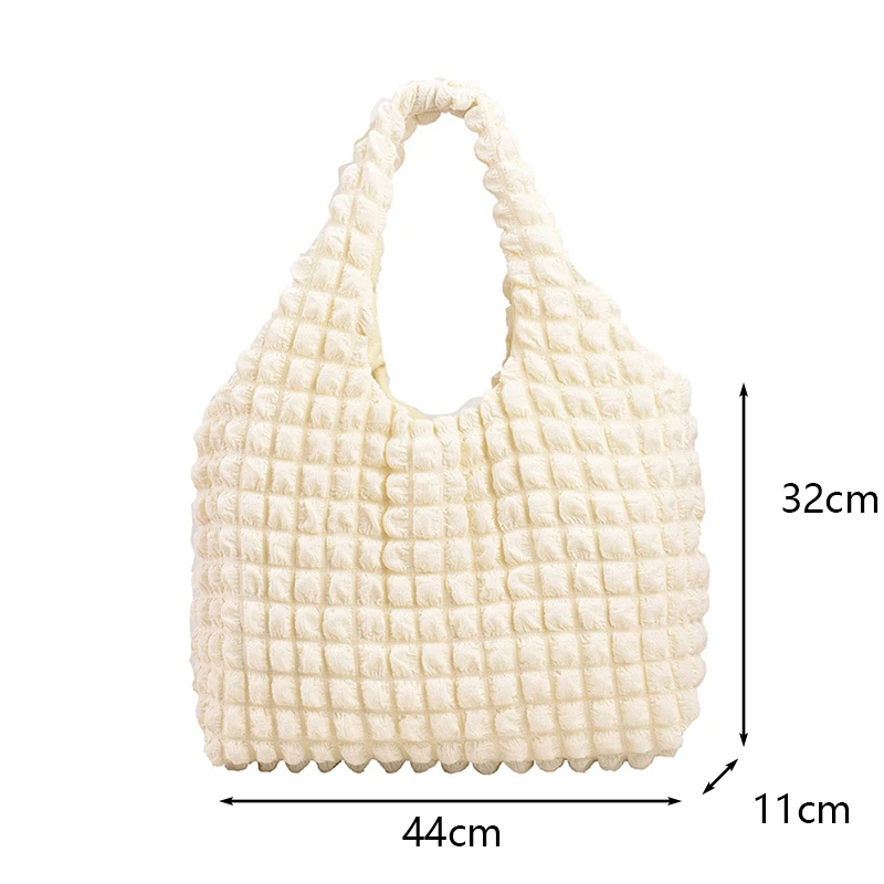 Damenmode geste ppte Umhängetasche Raum Baumwolle große Kapazität Handtasche und Geldbörse für weibliche Reise Einkaufstasche Hobos Taschen – Detail 33