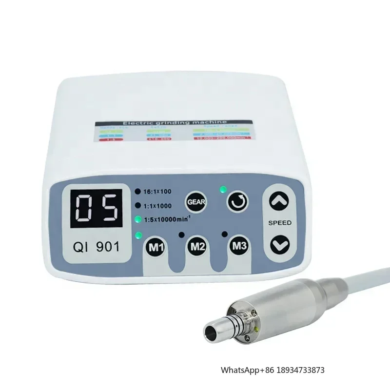 den tal LED electric micromotor portable system with internal water spray brushless clinical micromotor.