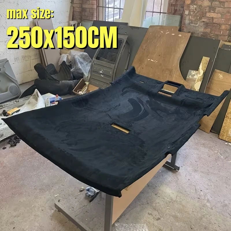 Premium Headliner Suede Fabric Foam Backing Auto Ceiling Repair&Upholstery Material for Car Roof Lining Replacement DIY Crafts