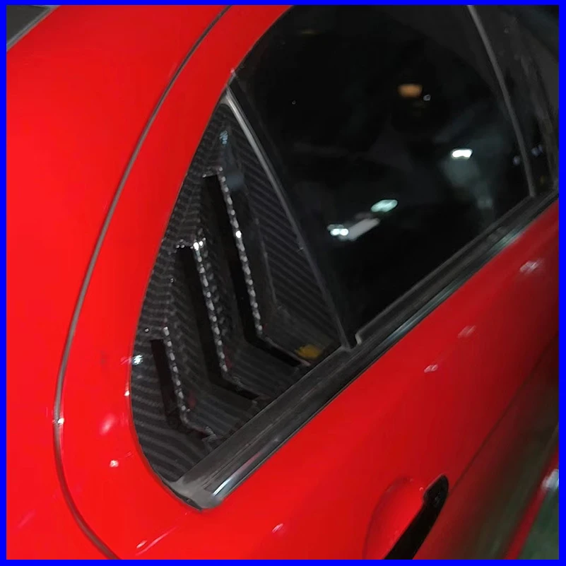 

For Mitsubishi Lancer EX X Evo 2008-2018 Rear Window Side Vent Shutter Louver Trim Cover Car Styling Auto Accessories