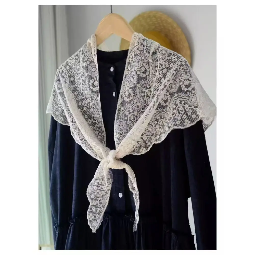 

Trendy Lace Trim Fart Curtain Pretty Y2K Hip Curtain Jeans Decoration Slim Fit Mini Skirt for Women