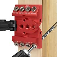 Drill Guide Jig 30 45 90 Degree Angle Versatile Locators Drill Kit Lag Screw Drill Template Jig for Woodworking Deck