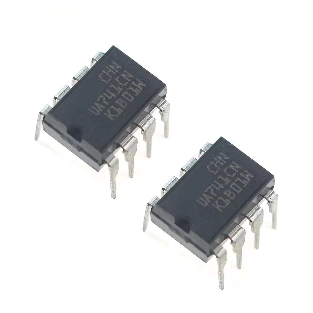 10-50 قطعة UA741CN LM741 DIP8 مضخم التشغيل الإلكترونية IC رقاقة عدة UA741 الدوائر المتكاملة لتقوم بها بنفسك طقم مكونات إلكترونية #6
