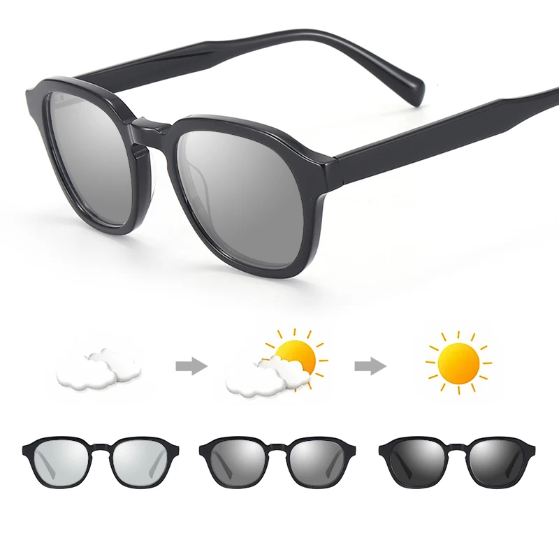 TendaGlasses 1.56 1.61 1.67 Single Vision Plastic Resin Photochromic Lens Transition Prescription Lenses For Myopia Reading