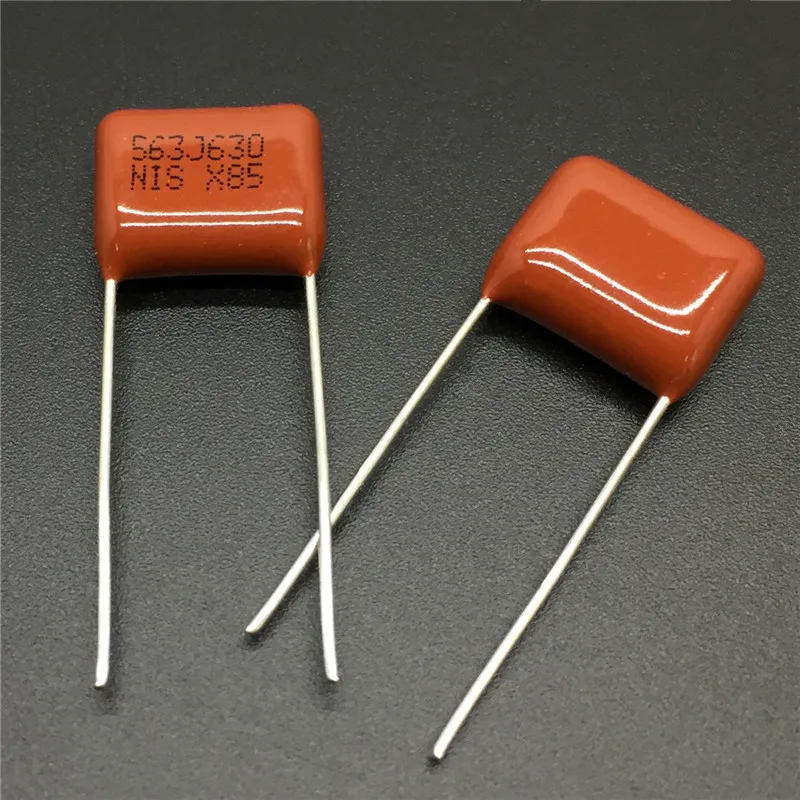 10Pcs/100Pcs NISSEI CBB capacitor MMX 630V 563 J 5% 0.056uF 56nF Pitch=10mm Metallized polyester film capacitor