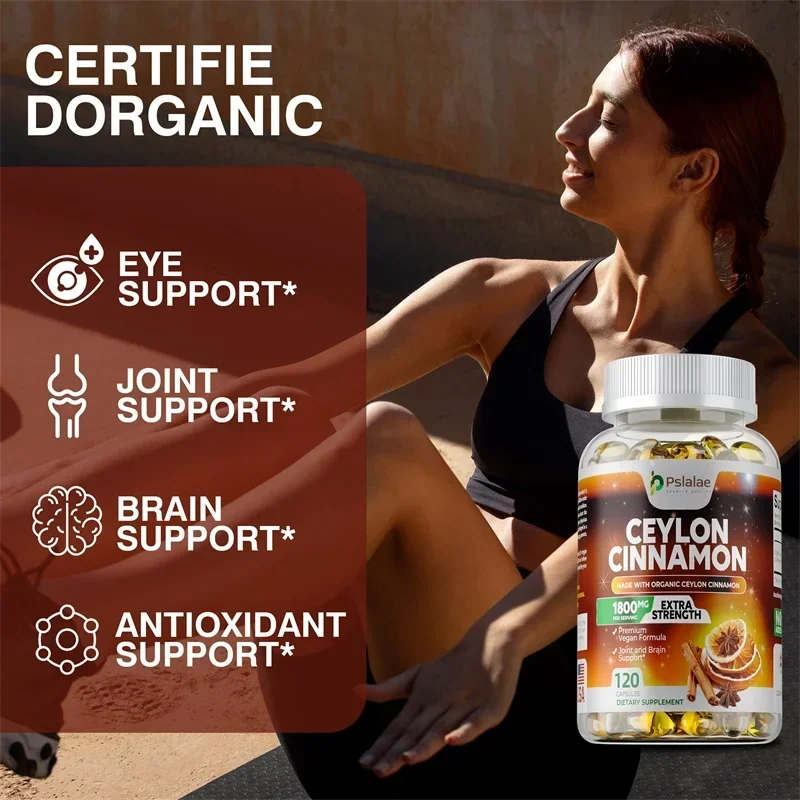 Cannella di Ceylon - Supporta la circolazione sana, per la salute del cuore, delle articolazioni e del cervello, aumenta l'immunità, migliora i livelli di energia