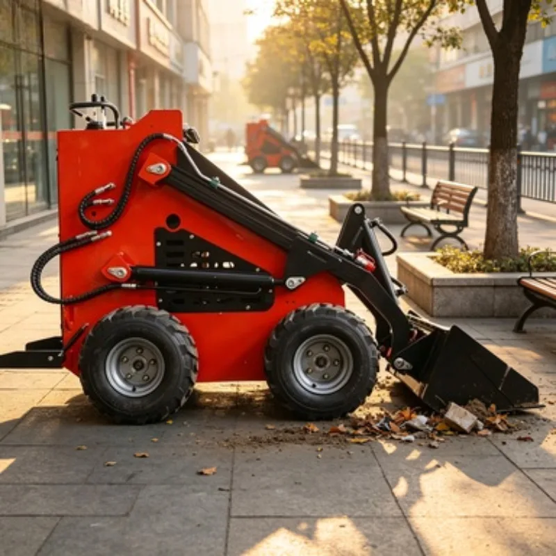 Professional Mini Skid Steer Loader Cheap Wheel Loader Farm Compact Track Skid Steer EURO 5 EPA Diesel Mini Wheel Loaders