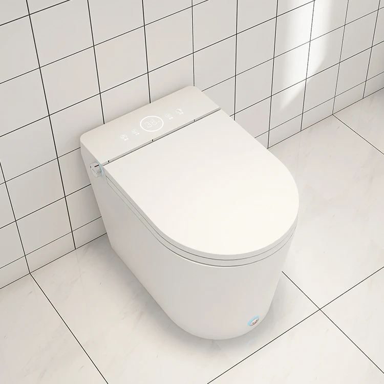 Bathroom  Ceramic s Trap Auto Flush Toilet Bowl Intelligent Electronic Automatic Wc Small Smart Toilet with Bidet