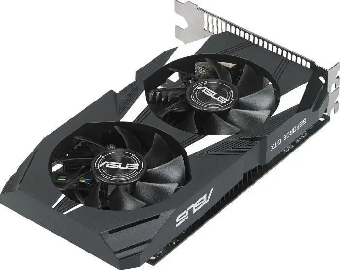 بطاقة رسومات ASUS DUAL GTX 1050 02G V2 GDDR5 2GB 128bit 1050 تدعم HDMI DP DVI PCI 3.0 مروحة مزدوجة للكمبيوتر المكتبي