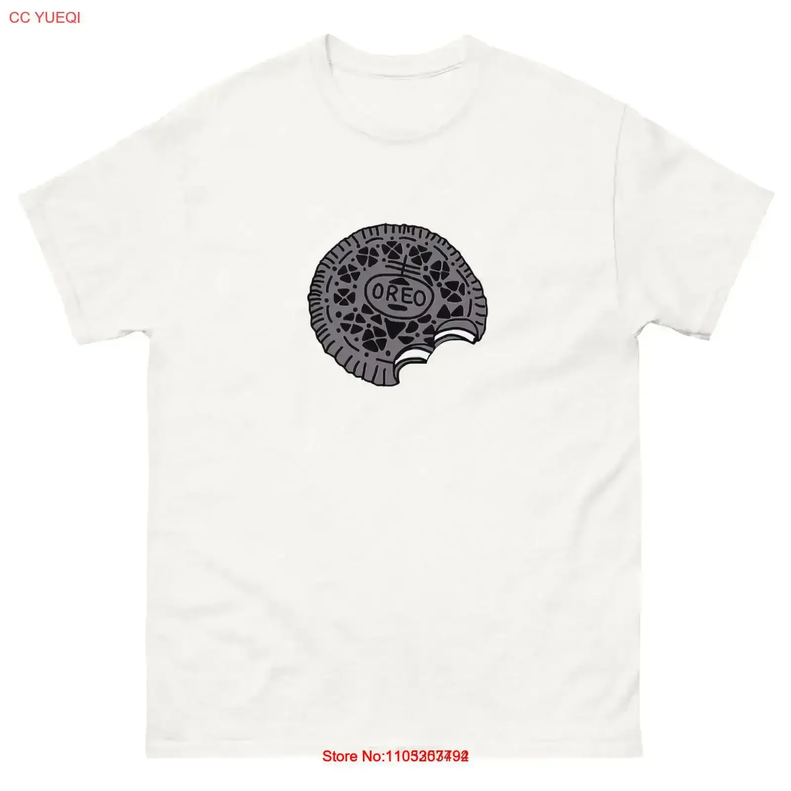 Cookie Bite Vector T Shirt All Sizes Multiple Colors vintage Washed Stylish Stretched Casual streetwear designer clothes