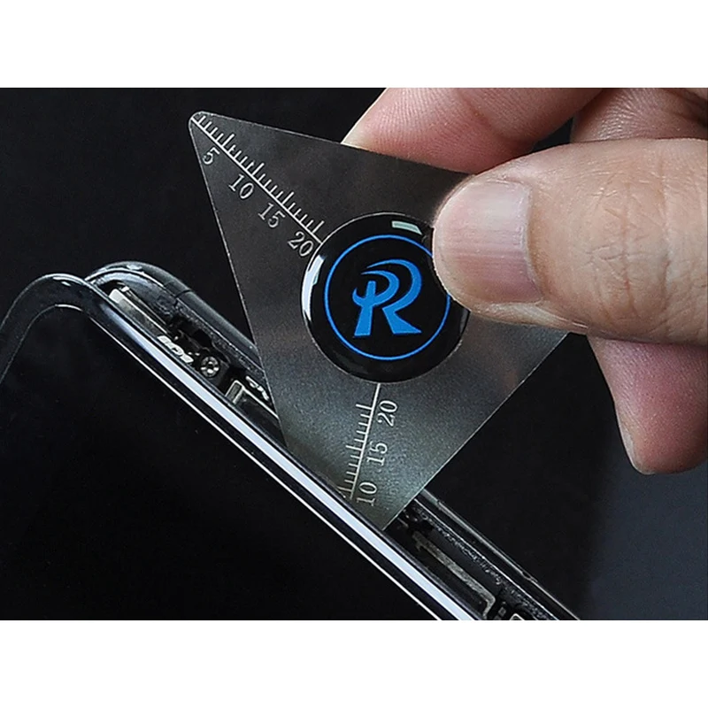 5PCS/SET Ultra Thin 0.1mm Flexible Steel Pry Bar Crowbar Removal Card For Mobile Phone Repair Tools Screen Pry Spudger Opening