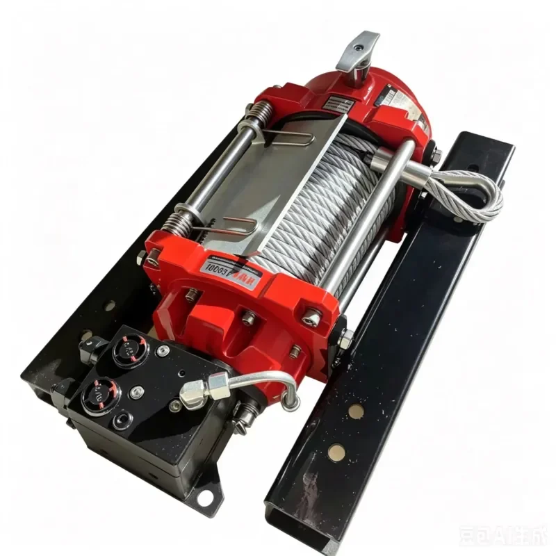 6.8 Ton Hydraulic Winch With Hydraulic Brake Heavy Wrecker Recovery Winch for Truck Trailer