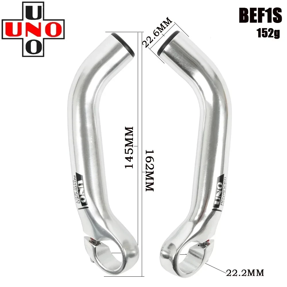 UNO Aluminum Alloy Small Auxiliary Handlebar Mountain Bicycle Handlebar Riding Rest Bar Ends Bike Accessories 80/85/145mm