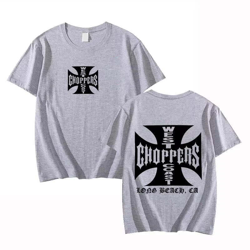 Sommer Mode T-Shirt Damen Herren West Coast Choppers Print T-Shirt Lässige Mode Harajuku Kawaii T-Shirt Damen Y2K Kleidung – Detail 7