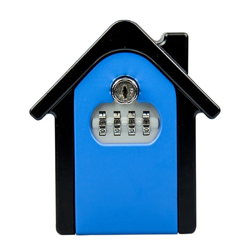 Large Anti-Theft 4 Digit Password Key Box Security Lock Metal Storage Box Suitable For Multi-Occupation Key Insurance Box