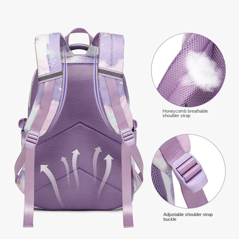 Mochilas escolares impermeables para niñas adolescentes, mochila escolar con estuche para lápices, lonchera, bolsa para libros, Juego de 3 unidades