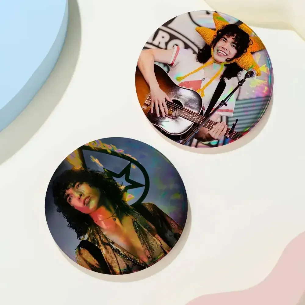 Singer Conan Gray Found Heaven For Badge Custom Laser Hologram Enamel Badge Metal Lapel Brooch For Clothes Bag Accessory Gift