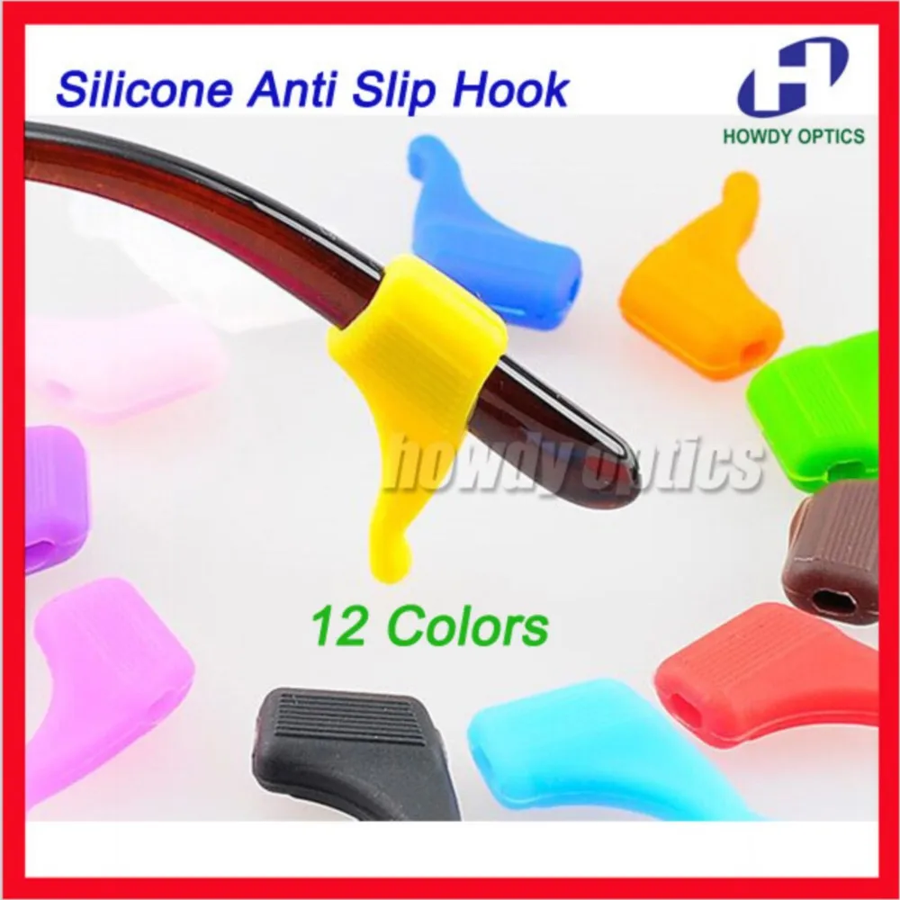 200pcs Children Kids Silicone Eyeglasses Anti Slip Temple Tip Ear Hook Sunglasses Glasses holder Soft Comfortable 12 Colors