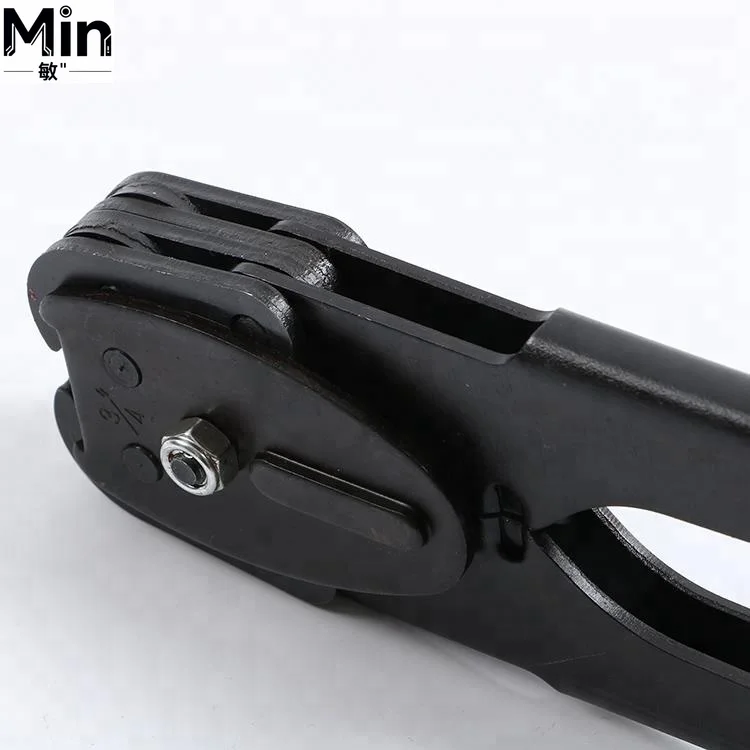 Portable Manual Steel Band Strapping Sealer Tool Handheld Packing Sealing Tool for Cargo Packaging Shipping Logistics