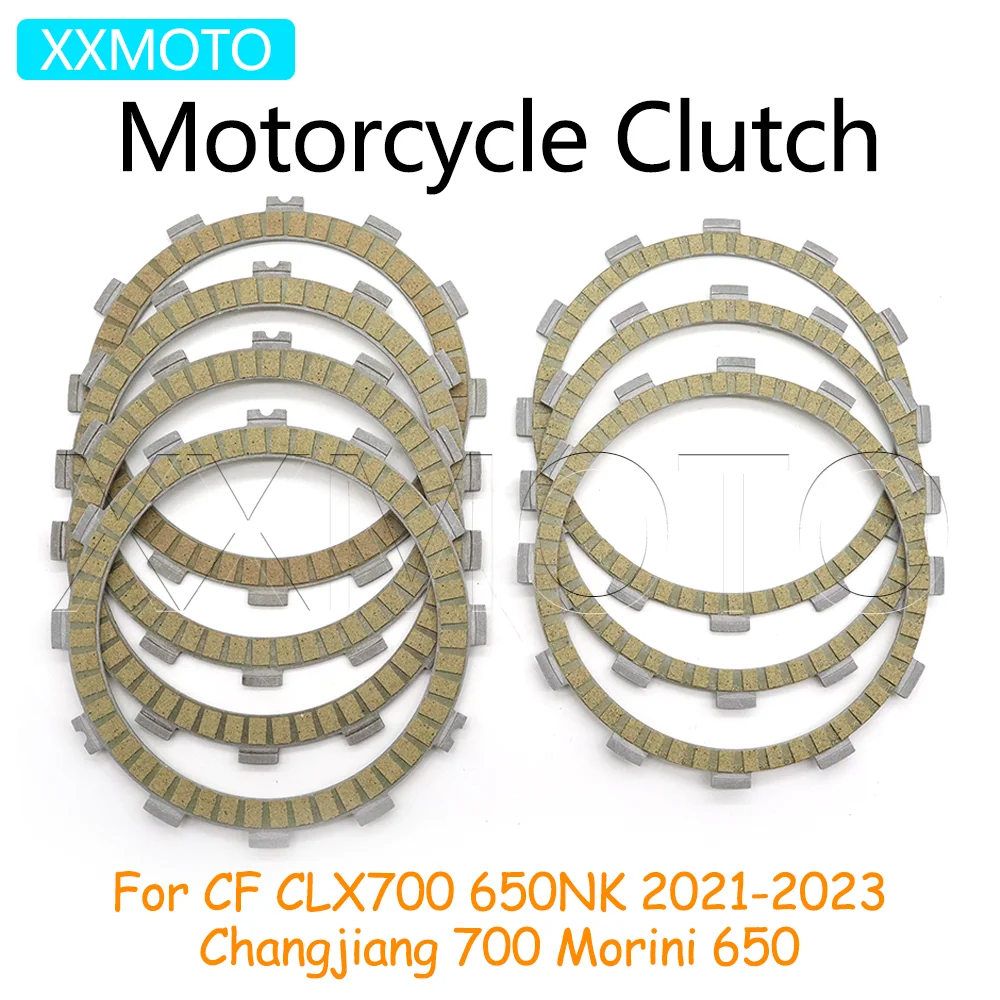 

For CFMOTO CLX700 CLX 700 650 NK 650NK 2021 2022 2023 Changjiang 700 Morini 650 Motorcycle Clutch Plates Friction Disc Kits