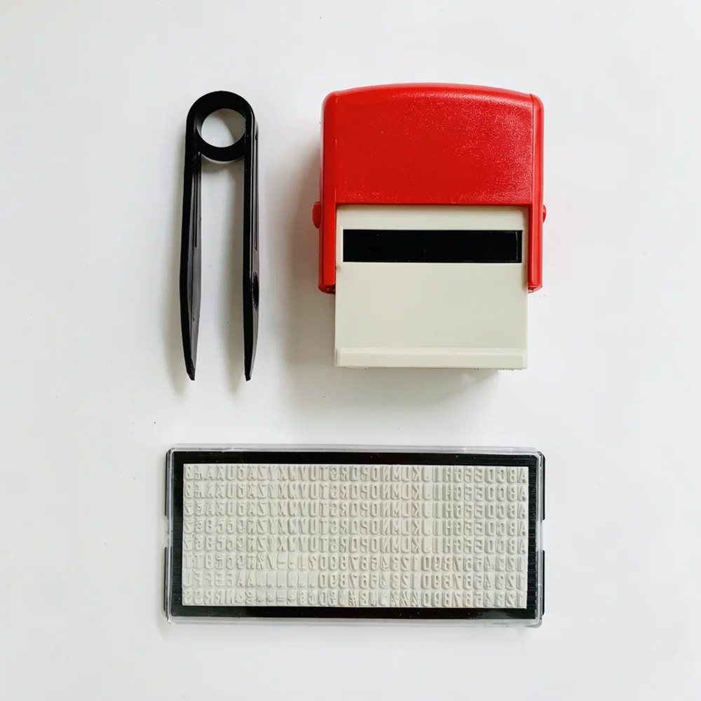 DIY Movable Type Stamp Kit Cus - Office Stationery Supply Business ulasan dan harga