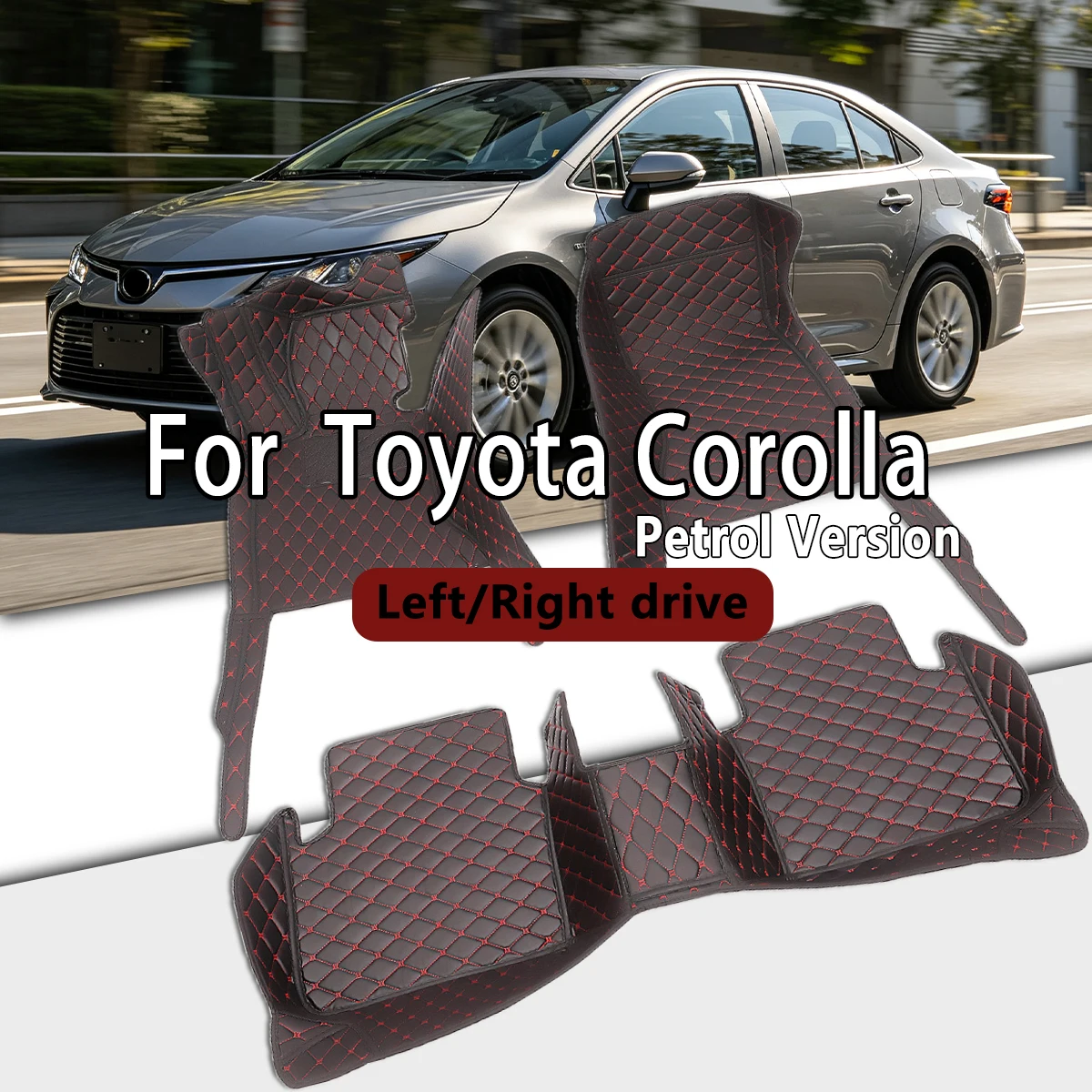 Car floor mats for Toyota Corolla 2007-2013 2014 2019-2026 Customauto foot Pads automobile carpet cover interior accessories