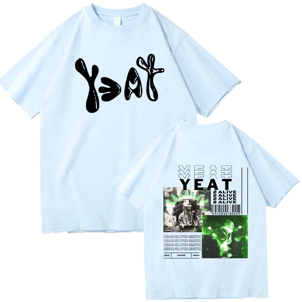 Yeat-T-shirt unisexe à manches courtes et col rond, chemises Harajuku, cadeau GérGift, 2093