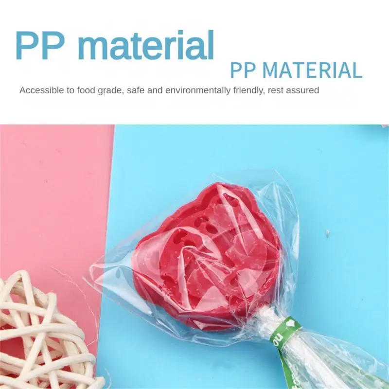Lollipop Bag High Transparency Smooth And Stylish Transparent 6 Sizes Kitchen Bar Utensils Plastic Bag Explosion-proof Edge Opp