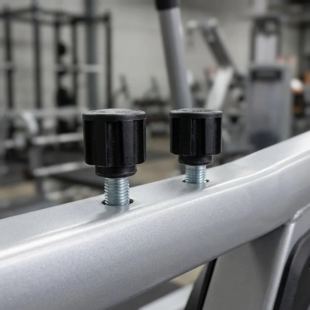 Plastic Elastic Fastener Knob Engineered for M16x1.5 Thread Compatibility in For Fitness and Mechanical Systems