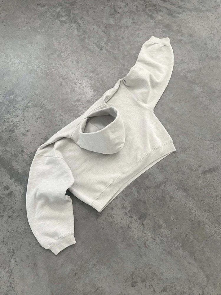 Deeptown Casual Vintage Hoodies Women Oversized Sports Hip Hop Hooded Sweatshirts Retro Loose Autumn Winter Pullovers Streetwear