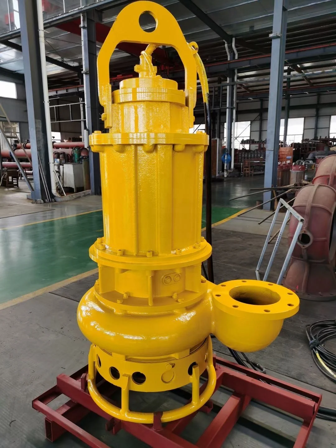 مضخة طين نعرات غاطسة مع شفرة قطع لشفط رمل مياه الصرف الصحي الحمأة