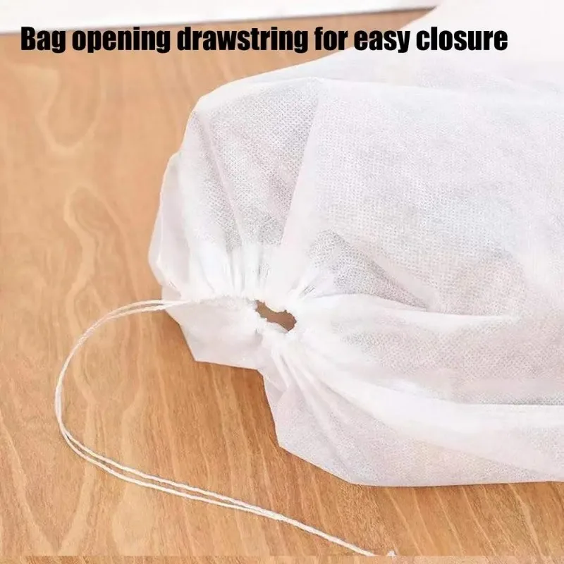 10/20/50PCS Portable Shoes Storage Bag Travel Packing Non-Woven Dust-proof Drawstring Home Drying Shoes Protect Cover