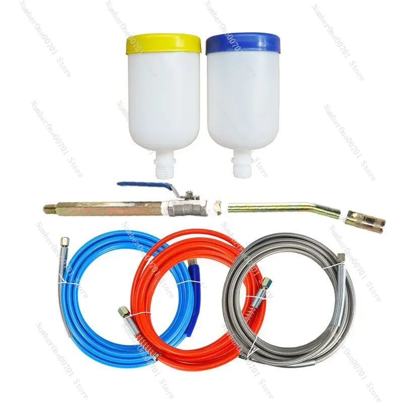 High Pressure Grouting Machine Accessories  Pipe Pump Pressure Gauge Gun Head valve switch Material Cup Accessories