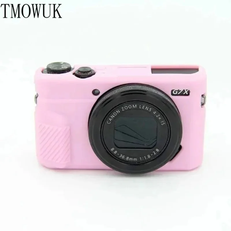 New Camera Silicone Case For Canon G7XII G7X II G7X Mark 2 G7X III G7X3 G7X Mark 3 Rubber Protective Body Cover bag Camera Skin