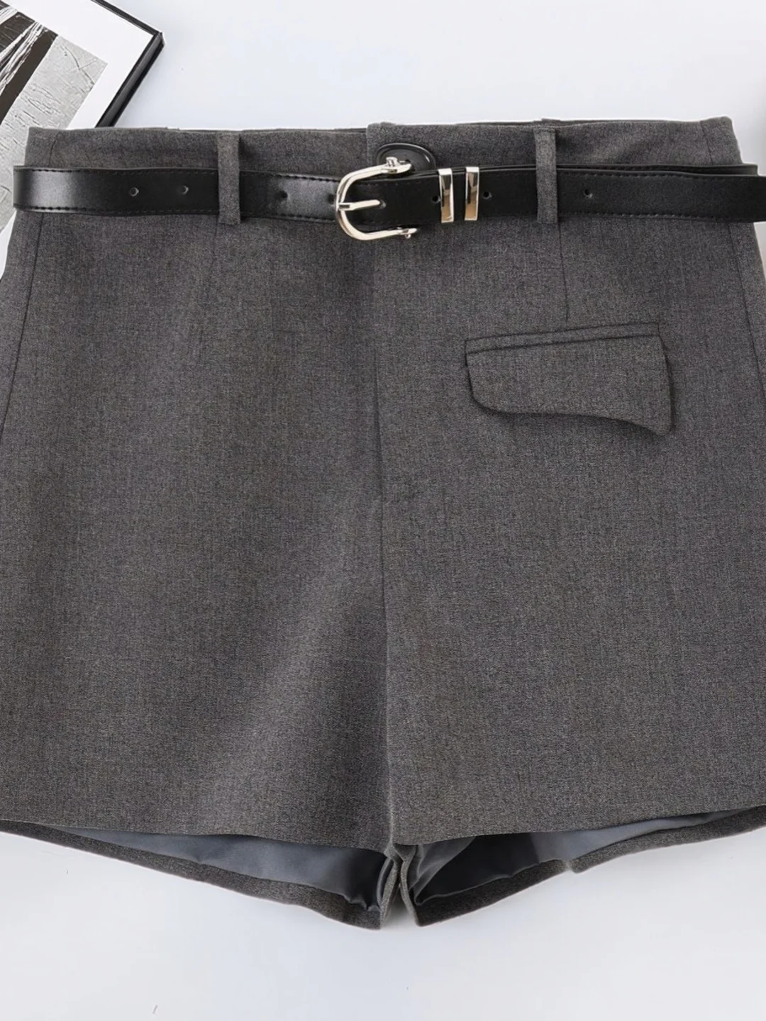 

Женские брюки Ele ey: модные, повседневные, с высокой талией, широкими штанинами, А-силуэта, свободного кроя, больших размеров, весна-лето