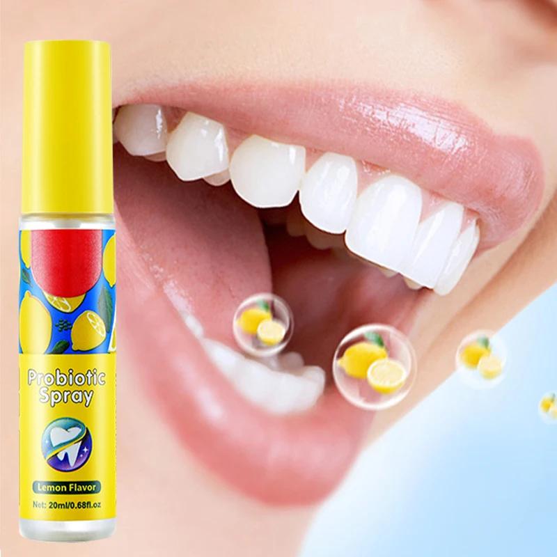 Lemon Long Lasting Fresh Oral Spray Portable Mouth Breath Freshener For Adults Freshness Oral Care Products 20ml