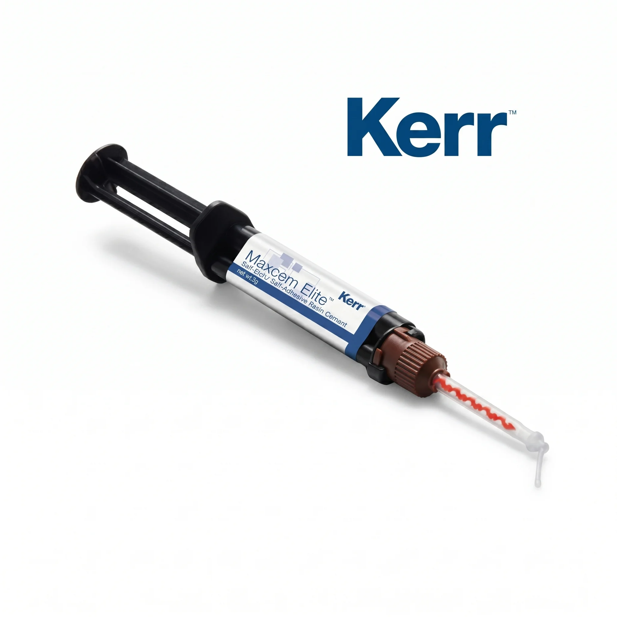 Maxcem Elite Clear Dental Resin Cement 5g Self-Etch Adhesive Kerr Dentistry Product for Professional Use view 3