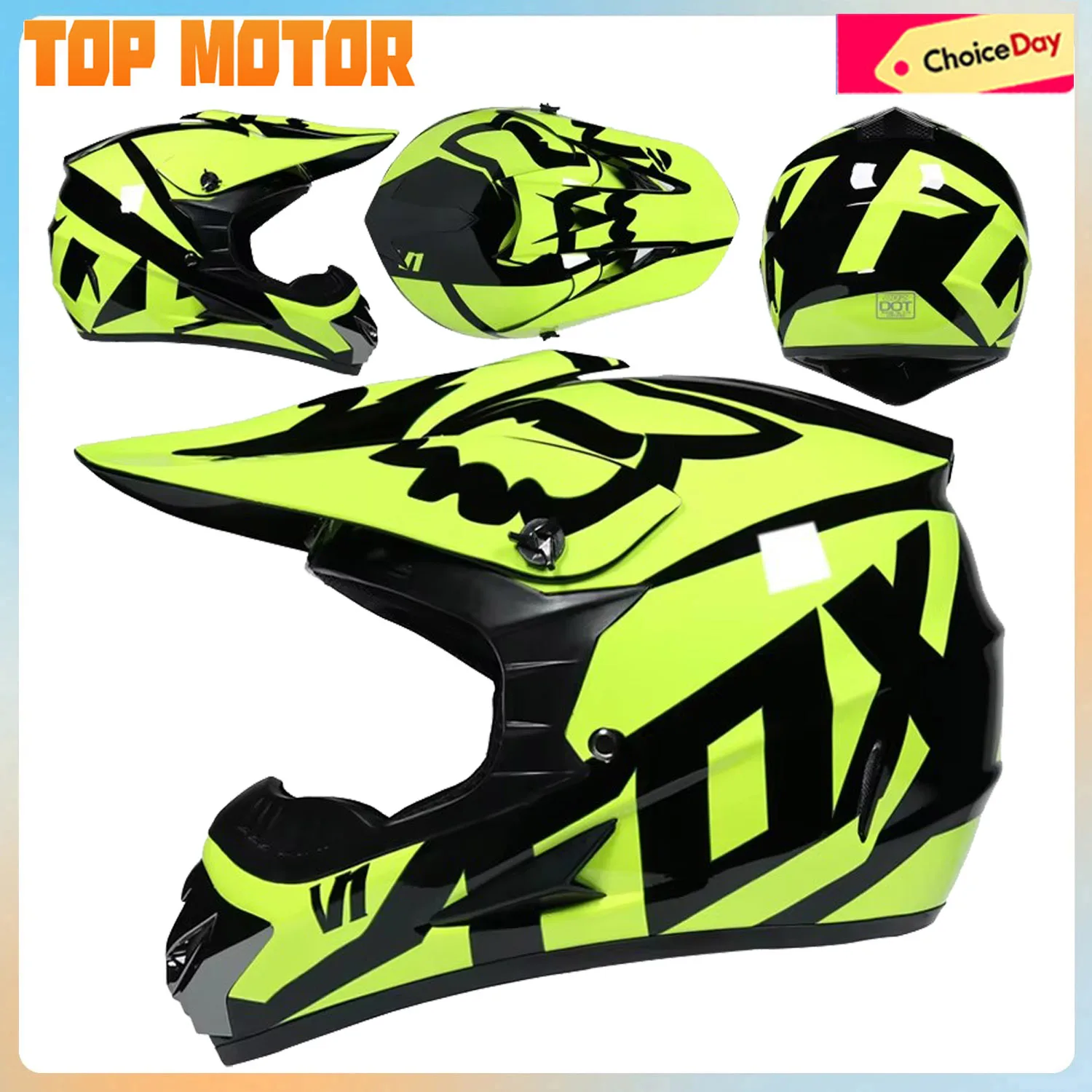 Youth Motorcycle Helmet Children Off Road Capacete Dirt Bike Downhill ATV DH Go-kart Cross DOT Approval Mountain Bike For Kids