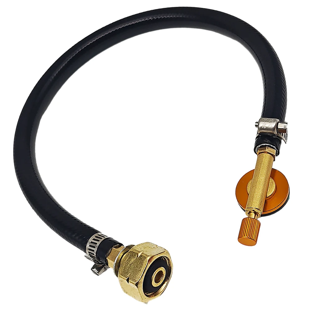 في الهواء الطلق التخييم موقد غاز محول تعبئة الغاز مع صمام الغاز خزان مسطح مقرنة محول الغاز اتصال خرطوم للتخييم التنزه