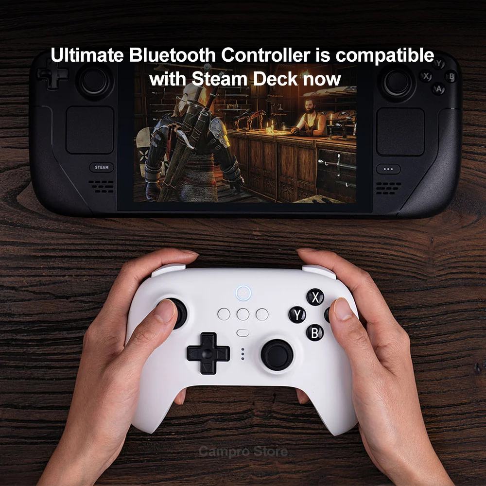 8Bitdo Ultimate Bluetooth Nintendo Switch PC Steam Deck Wireless Controller Gamepad Auto Reconnect with Charging Dock