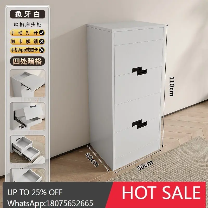 MJY Hidden Grid Chest Multi-Functional Hidden Anti-Theft Large Capacity Safe Storage Cabinet