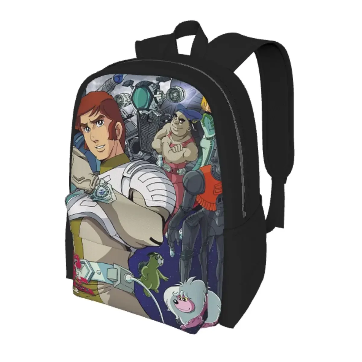Comet Crew Accessories Captain Future Student Backpack School Bag Hiking Travel Daypack for Boys Girls Bookbag Shoulder Bags