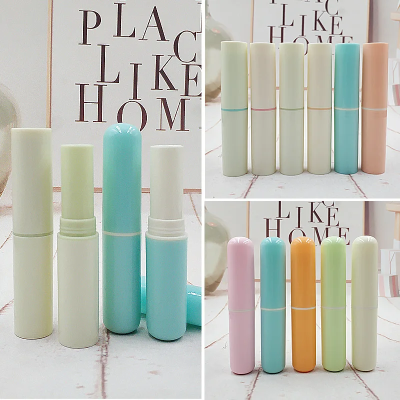 20pcs 3.5g Lipstick Tube Lip Balm Containers Empty Cosmetic Containers Glue Stick Colorful Travel Bottle Wholesale Packaging Box