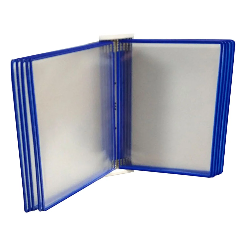 Manager Wall Mounted File Folder Office Shelfs Paper Organizer Metal Frame Pocket Document Holder