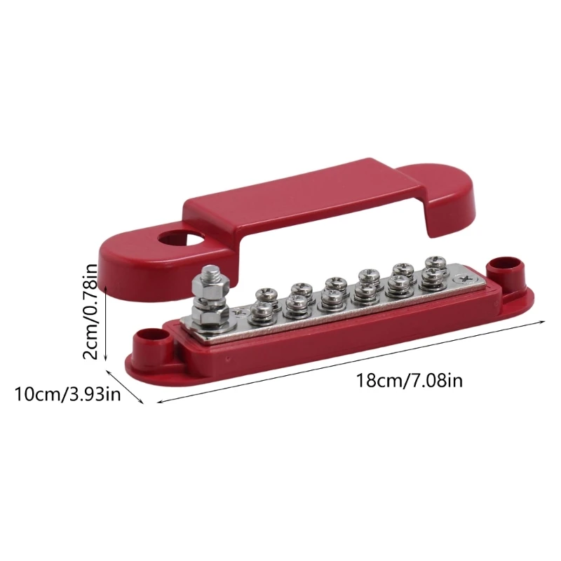  Marine Terminal 12V 250A Power Distribution Block 48Volt 150A 12 Studs Battery Terminal for Boat Automotive