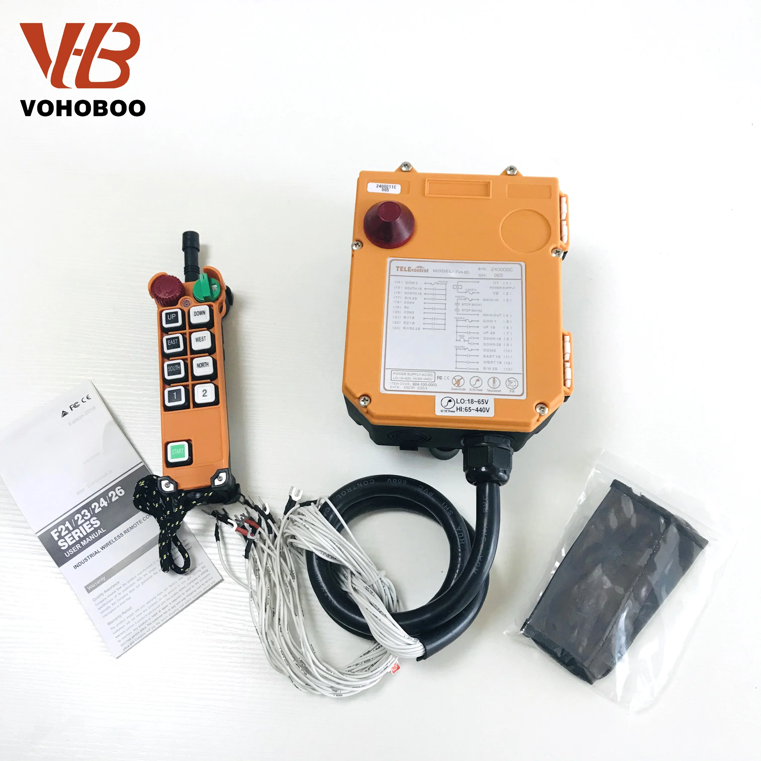 F24-8D telecrane radio industrial wireless remote control power switch