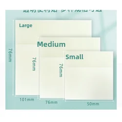 Transparent Sticky Notes Good-looking Japanese Style Can Be PastedinsInternet Celebrity Sticky Note for Students