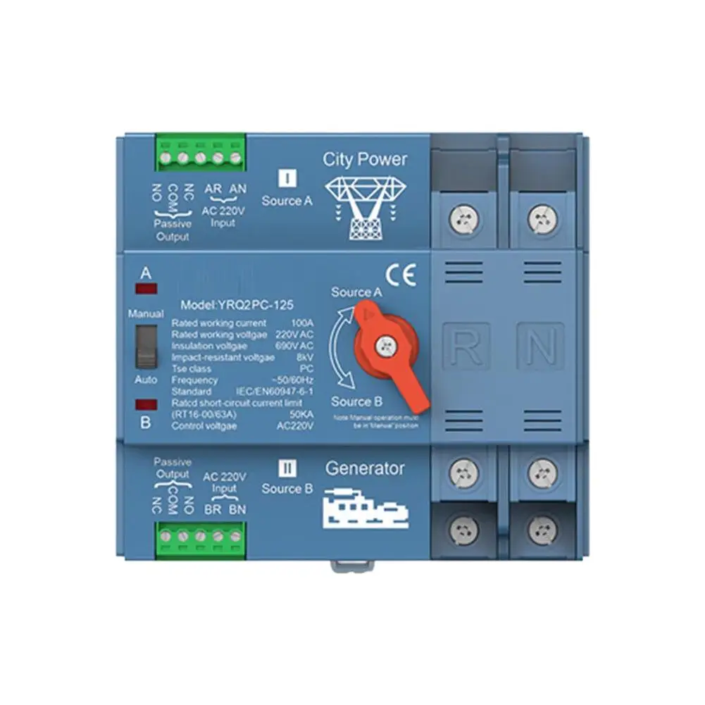 

Надежное резервное решение для резервного питания. Автоматический двойной переключатель питания с технологией серебряного контакта для длительного уровня.